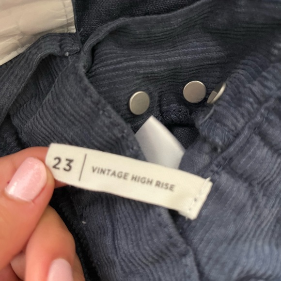 Navy Jean shorts from PacSun. - Picture 2 of 3